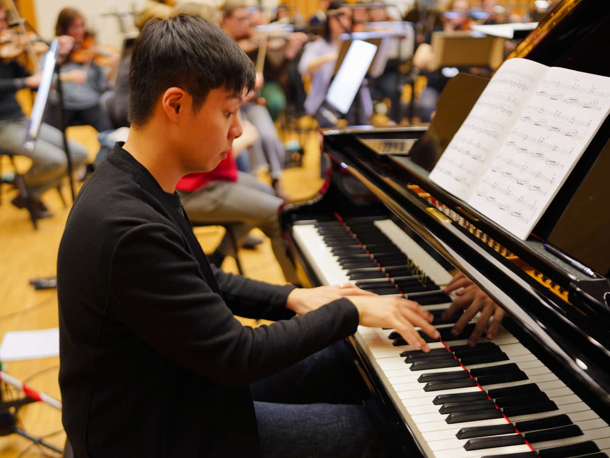GRAMMY® FYC Campaign - Complete ensemble during Florence Price Piano Concerto recording